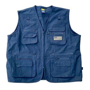 HQ Issue Tactical Vest Black Cloth Men's Size 3XL